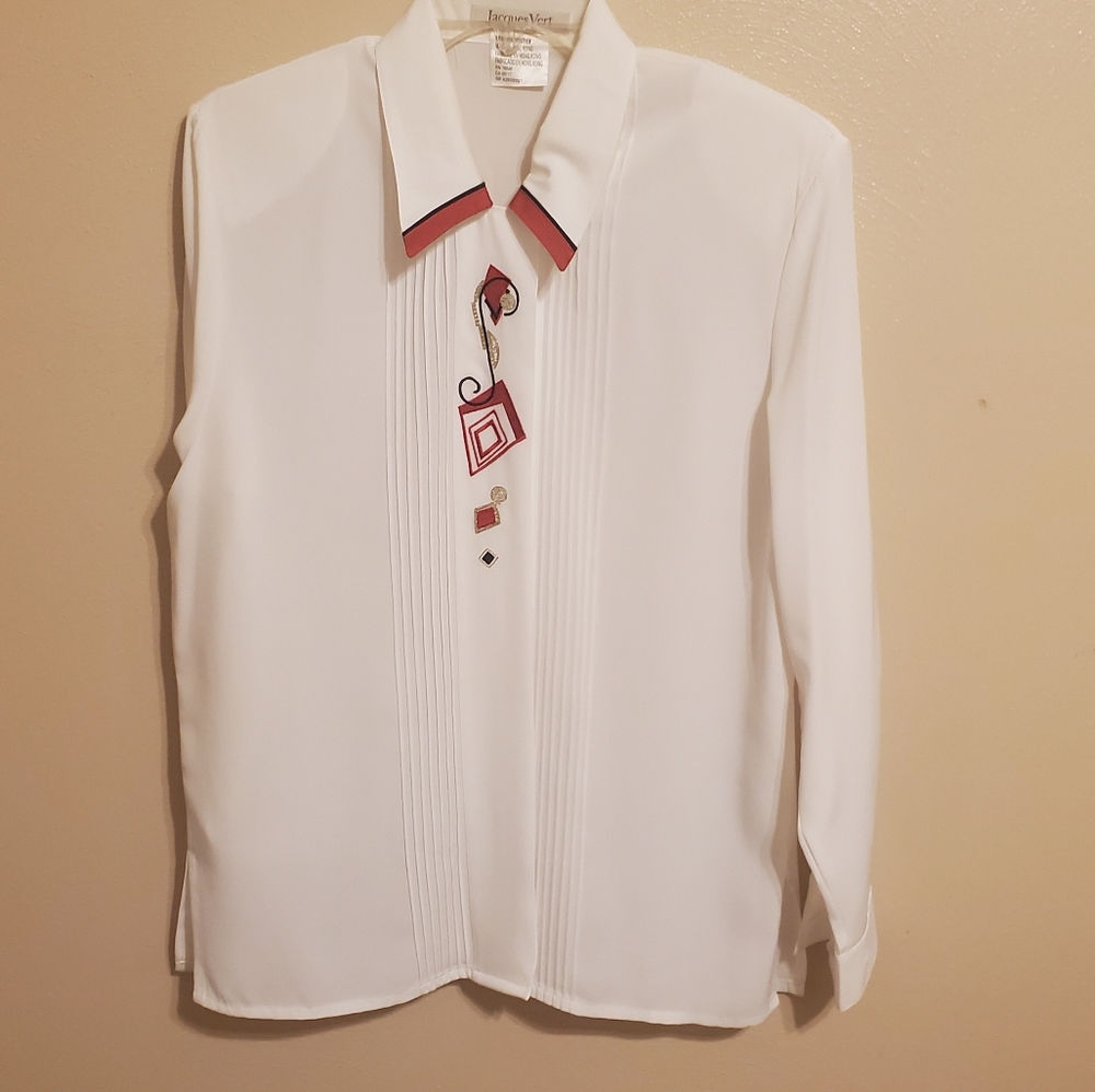 Vintage (80s) Jacques vert blouse